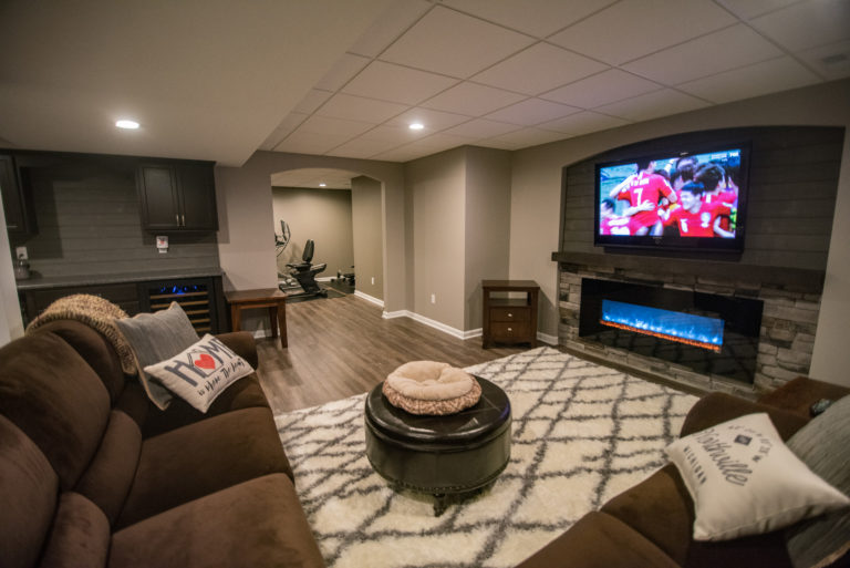 Inspiring Basement Living Room Ideas | Basements Plus