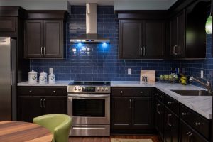 Finished basement kitchen in Romeo, Michigan